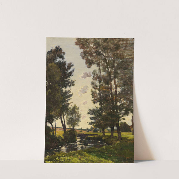 Paysage au ruisseau (1889) by Henri-Joseph Harpignies