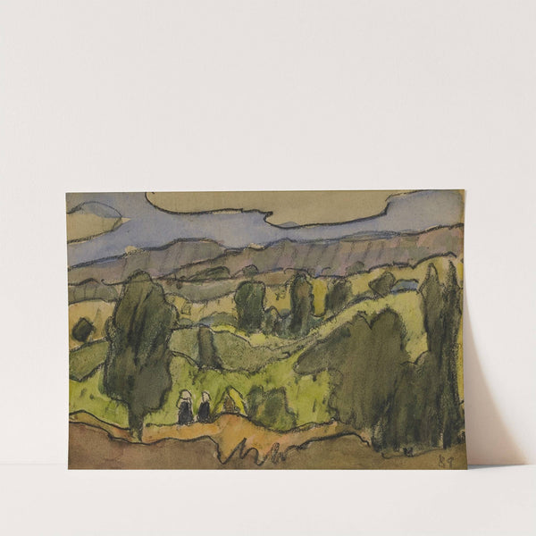 Paysage aux alentours de Pont Aven (1889) by Emile Bernard