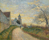 Paysage aux environs de Lagny, l’église de Conches