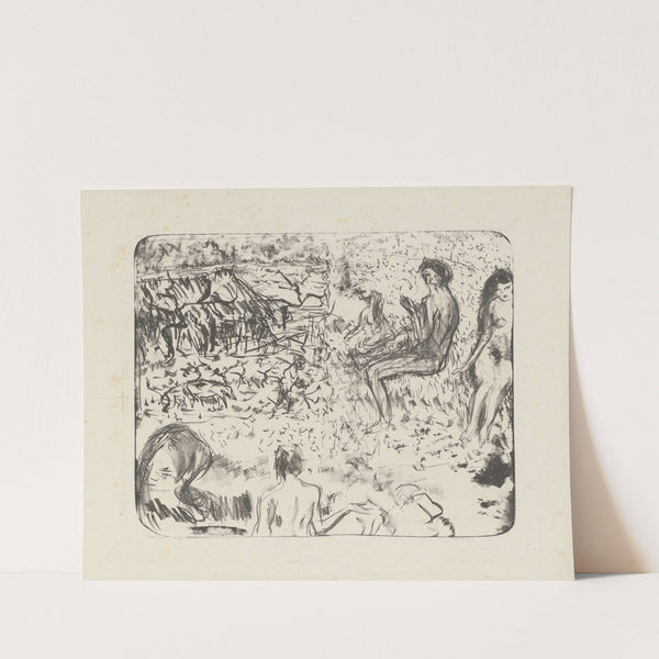 Paysage aux figures nues by Pierre Bonnard