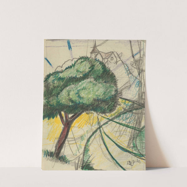 Paysage aux rayons by Julio González