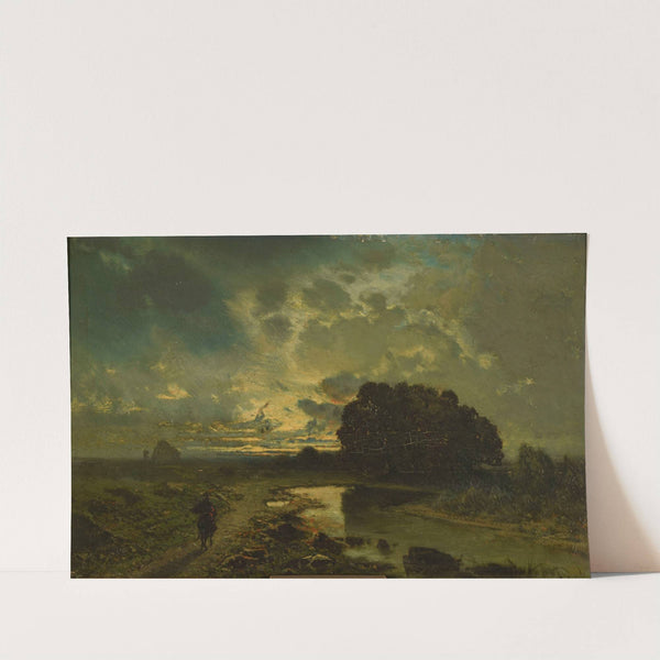 Paysage avec cours d’eau by Alberto Pasini