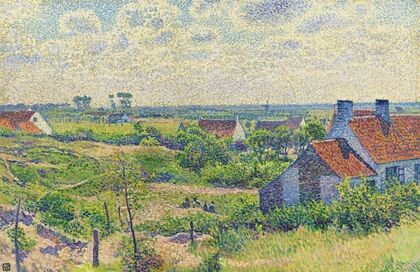 Paysage Avec Maisons