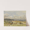 Paysage avec quelques chaumières by Henri-Joseph Harpignies