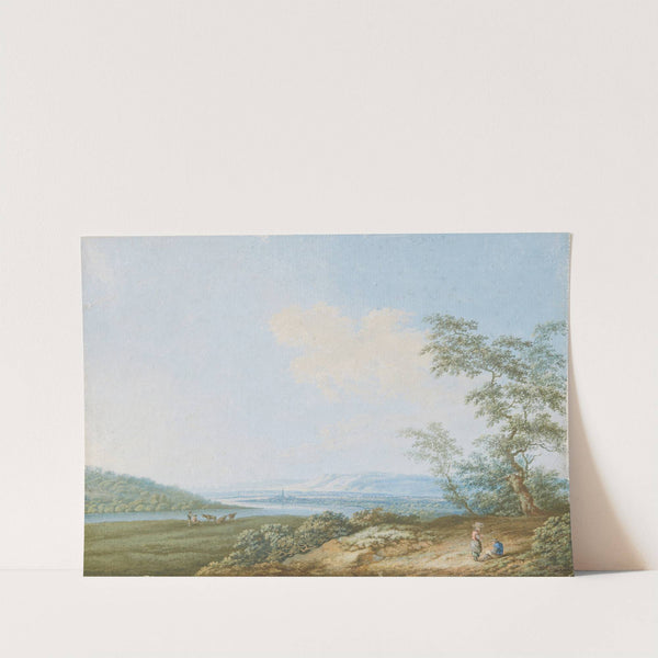 Paysage avec une rivière (1915-1945) by Carl Ludwig Hackert