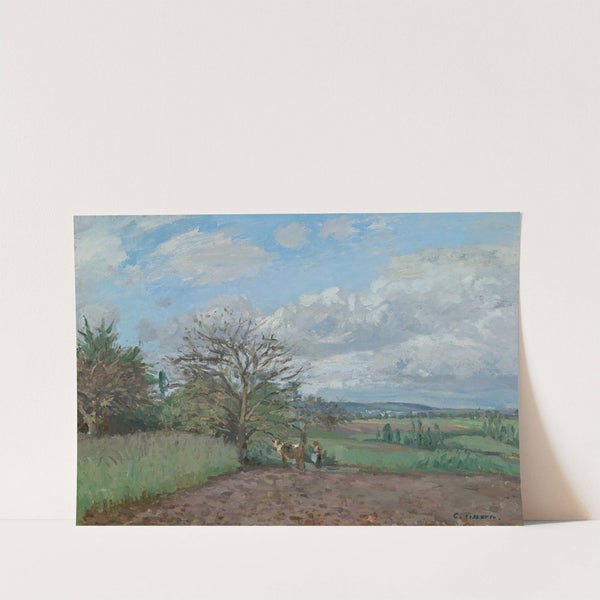 Paysage Avec Une Vachère (circa 1872) by Camille Pissarro
