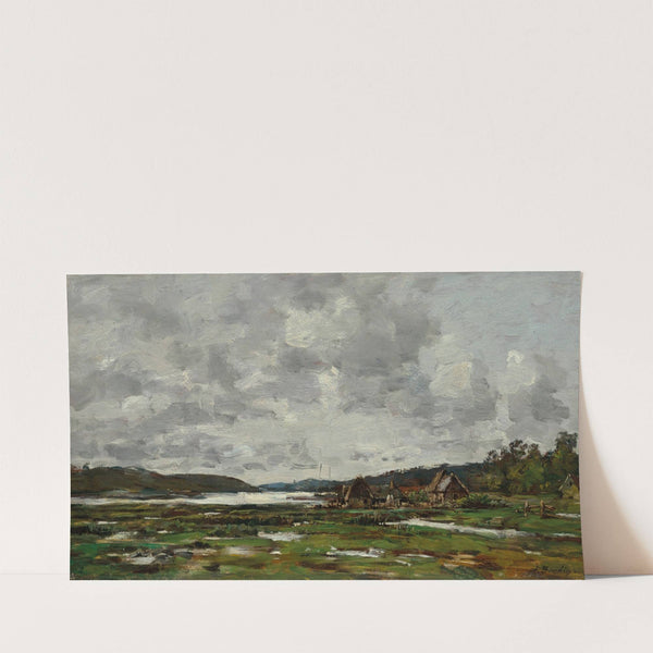 Paysage Breton (circa 1867-1870) by Eugène Boudin