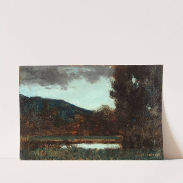 Paysage d'Alsace, crépuscule by Jean-Jacques Henner
