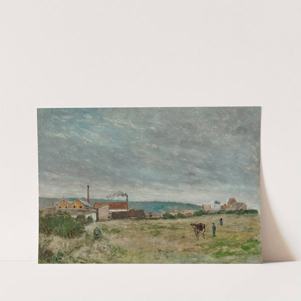 Paysage de campagne avec usines (circa 1877-1878) by Paul Gauguin