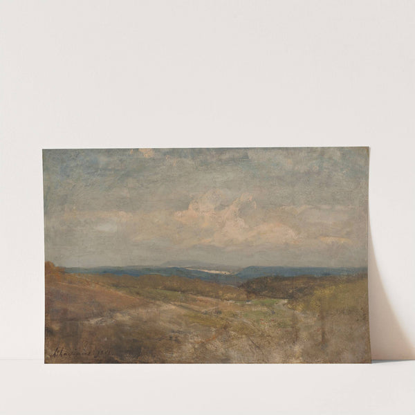 Paysage de collines (1858) by Henri-Joseph Harpignies