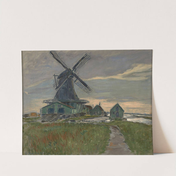 Paysage de Hollande au moulin by Etienne Moreau-Nélaton