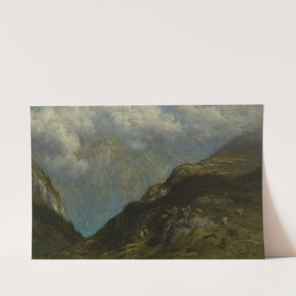 Paysage de montagne (1881) by Gustave Doré