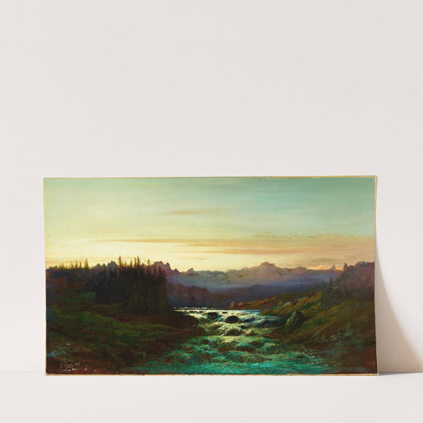 Paysage de Montagnes (Mountain Landscape) (1868) by Gustave Doré