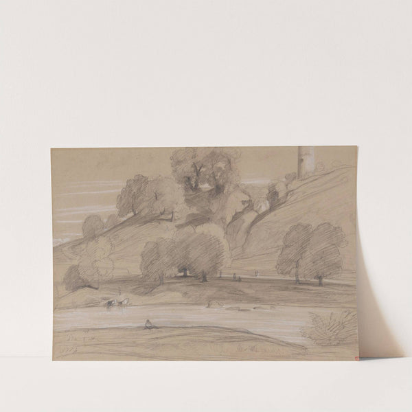 Paysage de Narni by Nicolas Louis Cabat