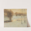 Paysage de neige (1917) by Fernand Khnopff
