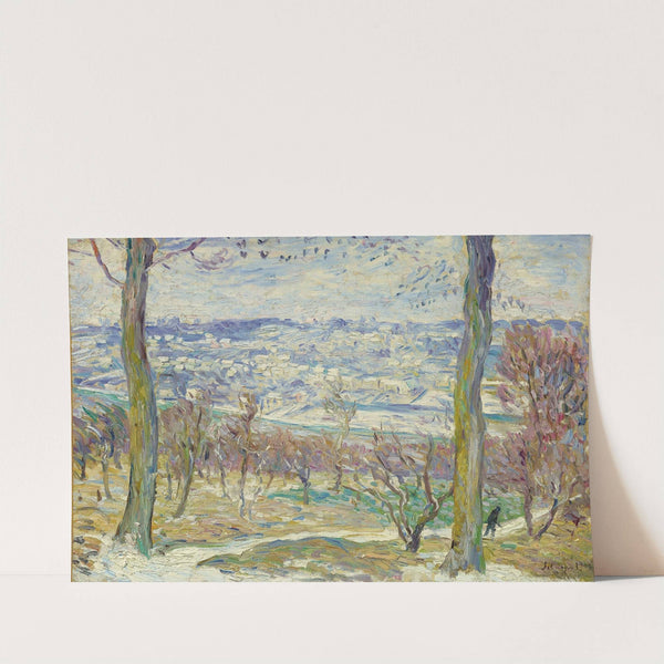 Paysage de neige aux environs de Paris (1909) by Henri Lebasque