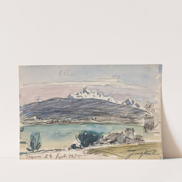 Paysage de Nyon (1875) by Johan Barthold Jongkind