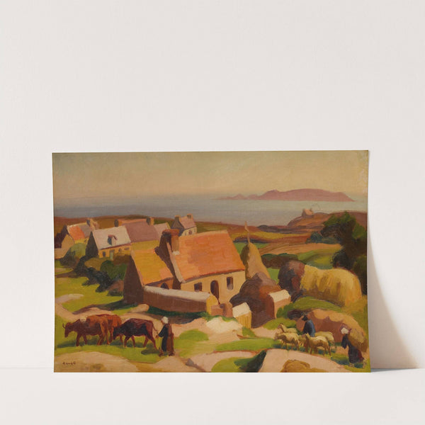 Paysage de Perros Gui by Emmanuel de La Villéon