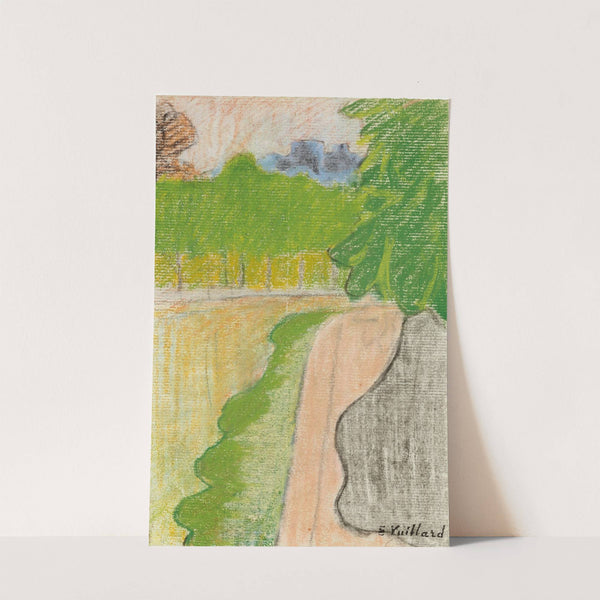 Paysage de rue avec arbres (circa 1890) by Édouard Vuillard