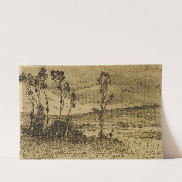 Paysage de Saint-Privé (1909) by Henri-Joseph Harpignies