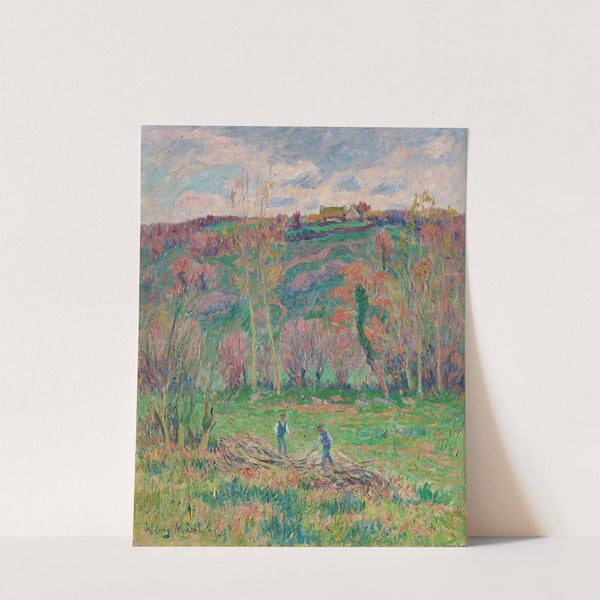 Paysage d'hiver vers Pont-Aven by Henry Moret