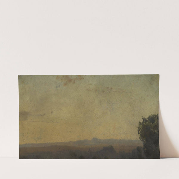 Paysage d’Italie (1859-1864) by Jean-Jacques Henner