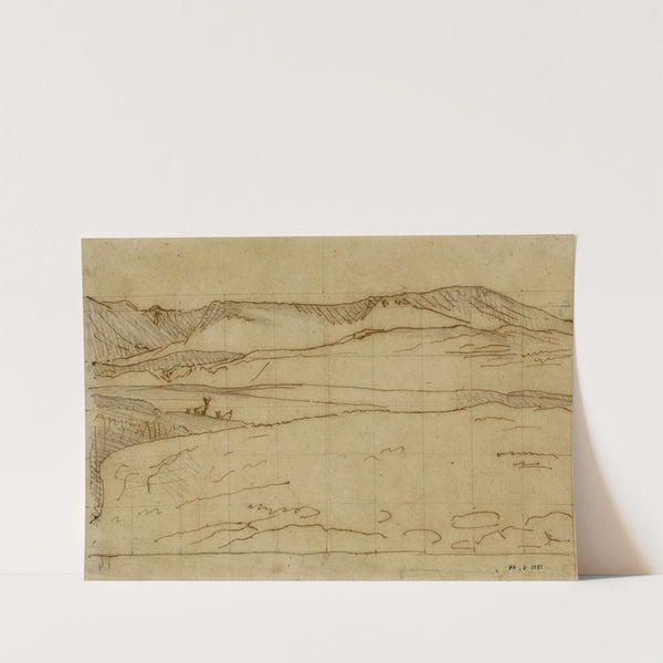 Paysage d’Orient montagneux (19th century) by Antoine-Louis Barye