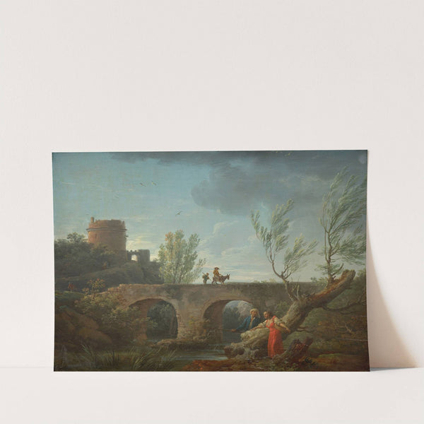 Paysage, effet de matinée by Joseph Vernet