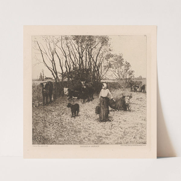 Roses de Noël, Geais et Peuplier – Encadrement (1920) by Claudius Denis