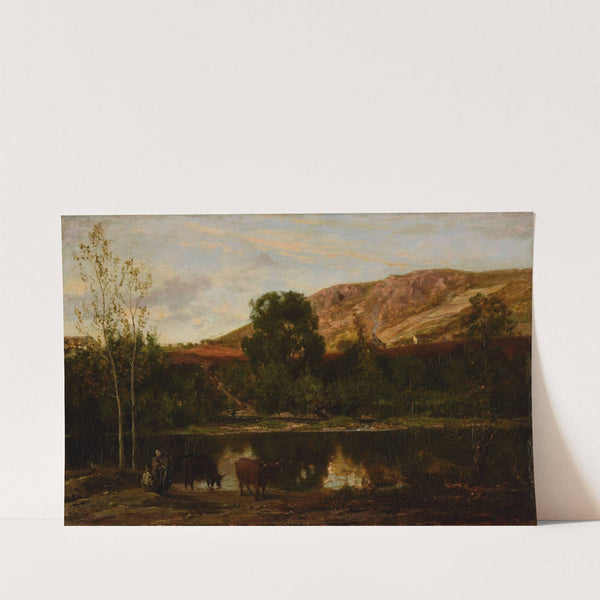 Paysage, étang (1847) by Charles François Daubigny