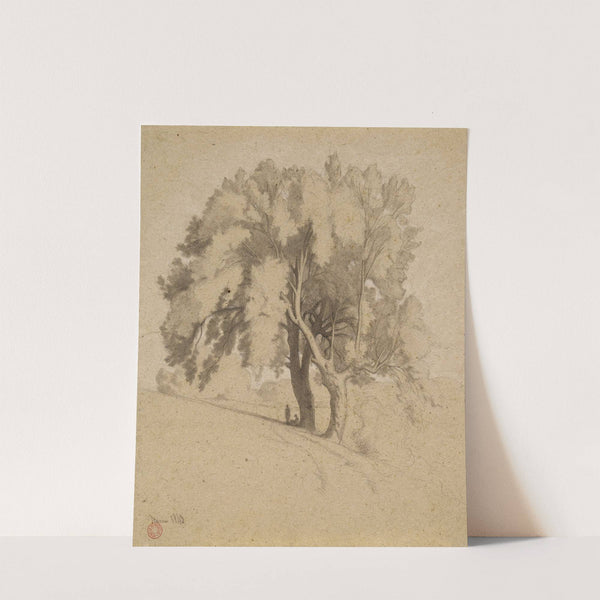 Paysage (figures sous des arbres) by Jean-Achille Benouville