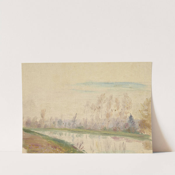 Paysage fluvial by Jeanne Jegou-Cadart