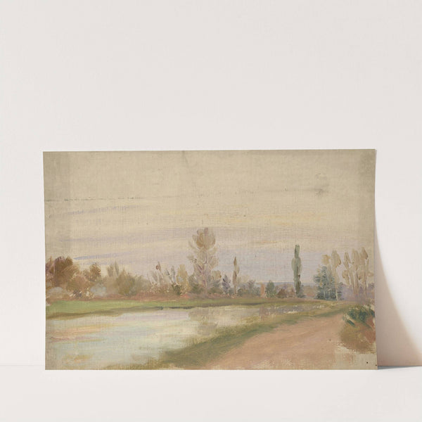 Paysage fluvial by Jeanne Jegou-Cadart