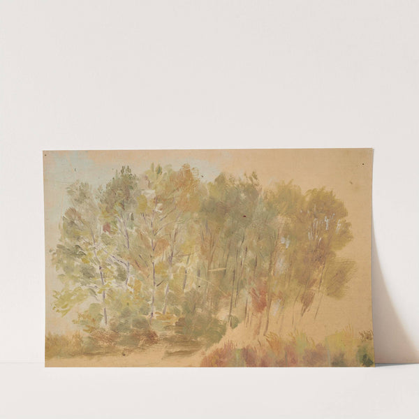 Paysage lacustre au cours d’eau by Jeanne Jegou-Cadart