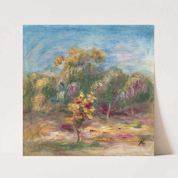 Paysage, les arbres (circa 1915) by Pierre-Auguste Renoir