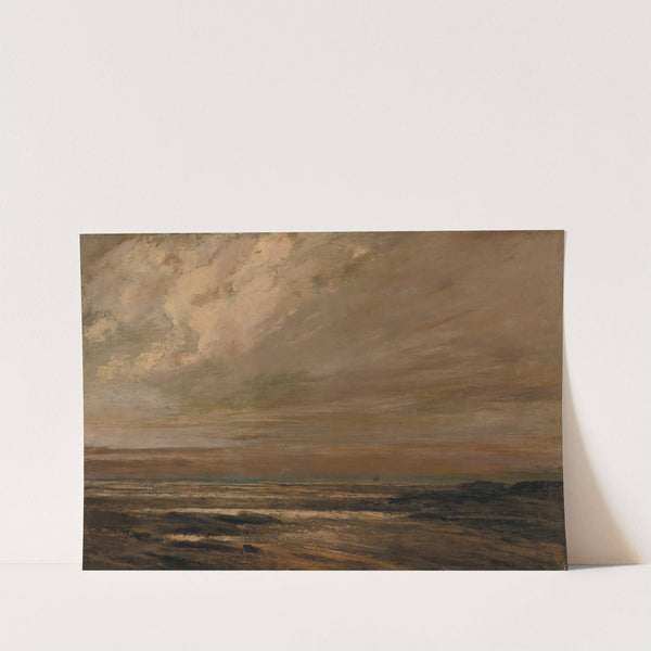 Paysage Marin, Environs De Trouville by Gustave Courbet