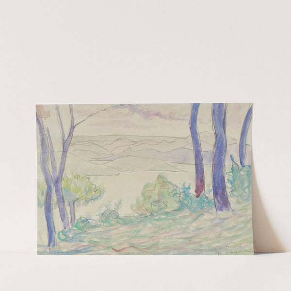 Paysage méditerranéen (1895) by Paul Signac