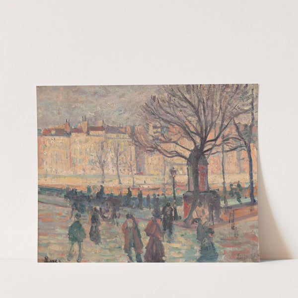 Paysage parisien. Bords de Seine by Maximilien Luce