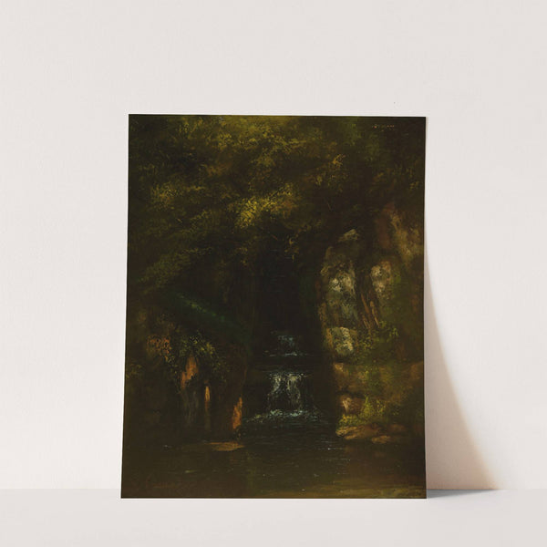 Paysage sans ciel by Gustave Courbet