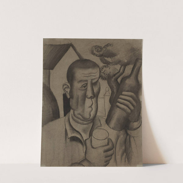 Paysan à la bouteille by Roger de La Fresnaye