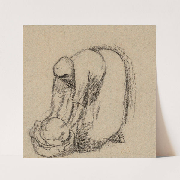 Paysanne (circa 1875) by Camille Pissarro