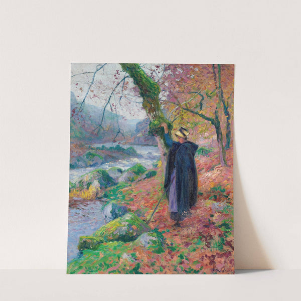 Paysanne Au Bord De La Riviere by Paul Madeline