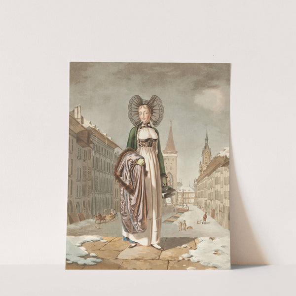 Paysanne Bernoise. Costume d’hiver (1819) by Franz Niklaus König