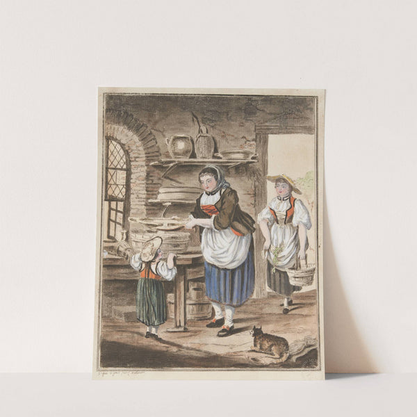 Paysanne des Environs de Berne by Johann Karl Müllener