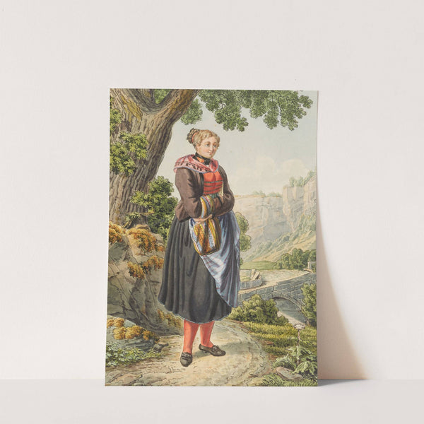 Paysanne du Canton de Basle by Johann Georg Volmar