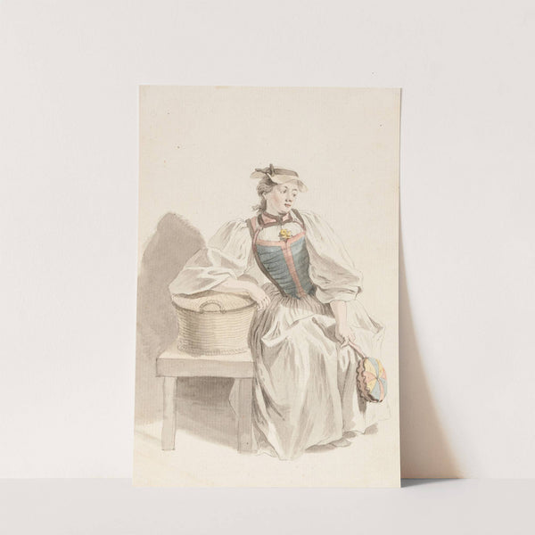 Paysanne du Canton de Berne (1775-1779) by Johann Ludwig Aberli