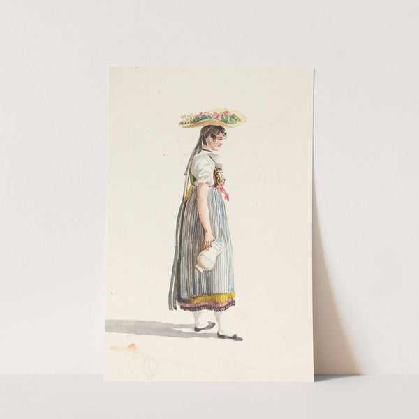 Paysanne du Canton de Zoug (1820) by Gabriel Lory the Younger