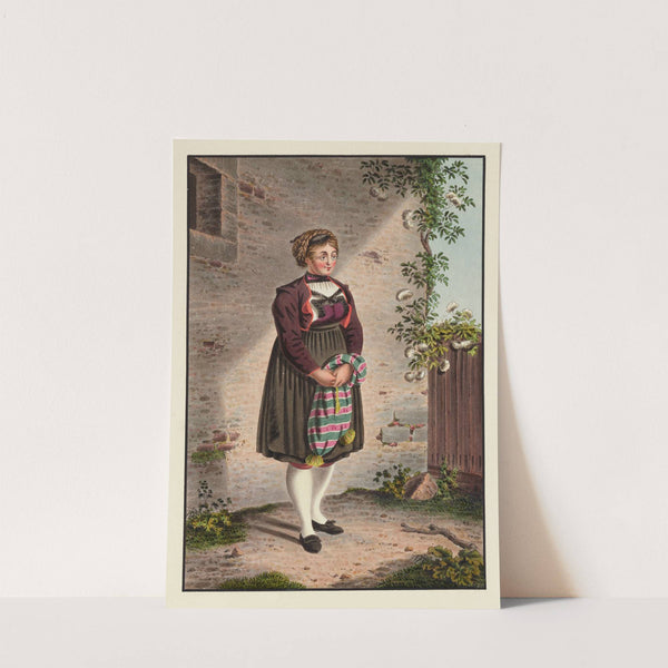 Paysanne du Gouggisberg (1805) by Franz Niklaus König