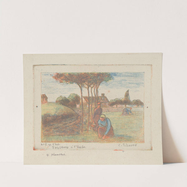 Paysannes à l’herbe (1894) by Camille Pissarro