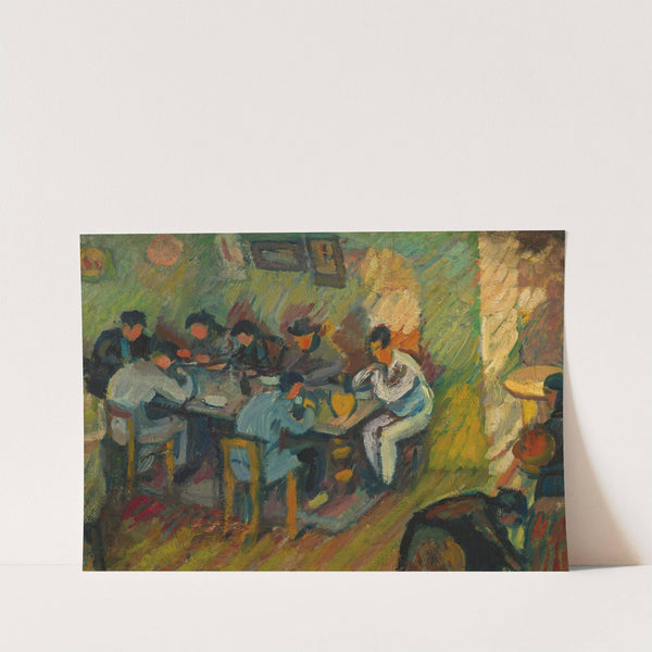 Paysans Sardes ou Café en Sardaigne by Maurice-Albert Loutreuil